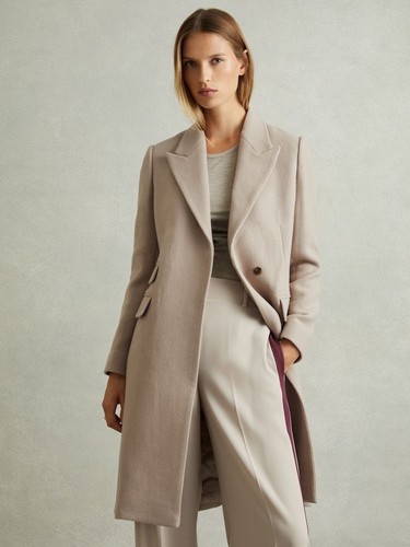 Reiss louis wool blend coat - louis,