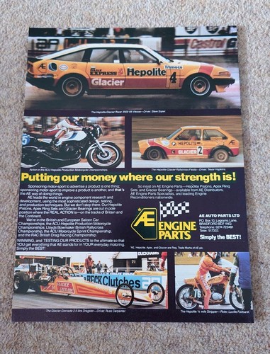 Rover vitesse poster 1983 - vitesse,