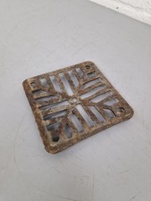 6" X 6" Heavy Cast Iron Gully Grid Grate Drain Cover Drainage Guard Gutter Lid