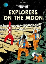 Tintin explorers moon comic - on,