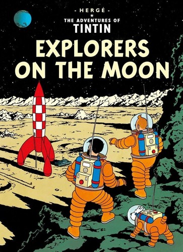 Tintin explorers moon - tintin, comic