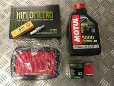 2008-17 Yamaha R125 Premium Air & Oil Filter, Spark Plug, Motul Service Kit