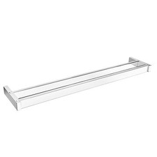 Double Towel Rail - Chrome -