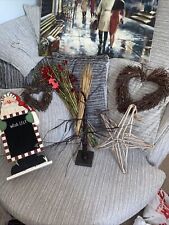 CHRISTMAS DECORATIONS BUNDLE, SORRY LARGE STAR &PICTURE NOT INCLUDED 