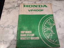 Honda VF400F factory workshop manual 1983