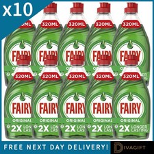 10 x FAIRY ORIGINAL WASHING UP