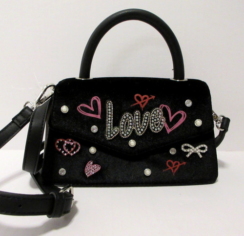 Aldo crossbody black - black, velvet