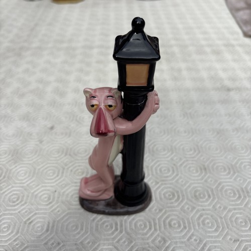 Vintage pink panther figurine - vintage,
