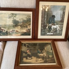 Vintage Prints In Wooden Frames