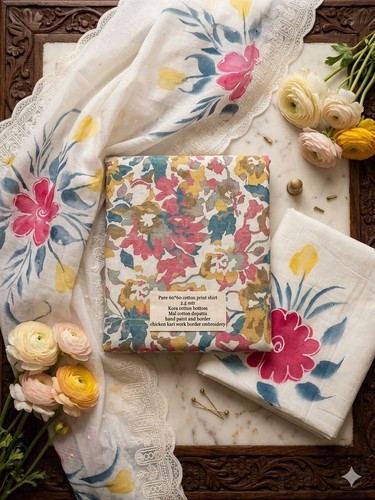 Pure 60x60 cotton print - pure, 3pc