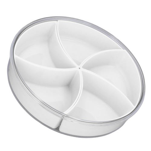Compartments snack box round - snack,