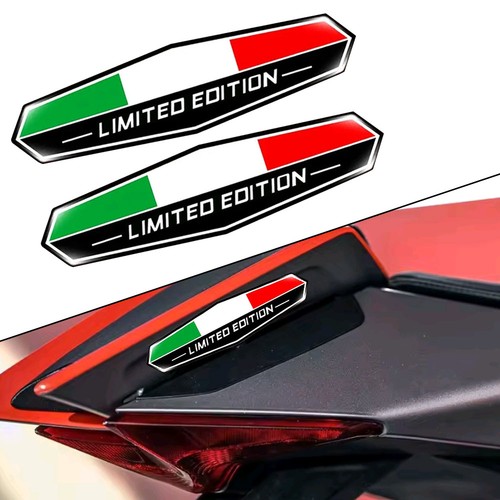 2pcs italy flag limited - 3d,