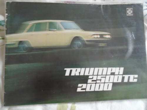 Triumph 2500tc 2000 brochure - &,
