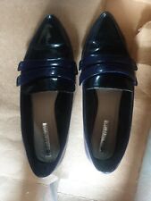 SO IN ♤HI BY HENRY HOLLAND COURT BL AND BLK SIZE 6 UK Flat Shoe