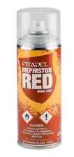 GAMES WORKSHOP WARHAMMER CITADEL SPRAY PAINT MEPHISTON RED