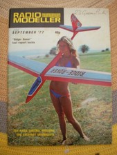 Radio Modeller Magazine September 1977 good condition no free plan Spitfire arti