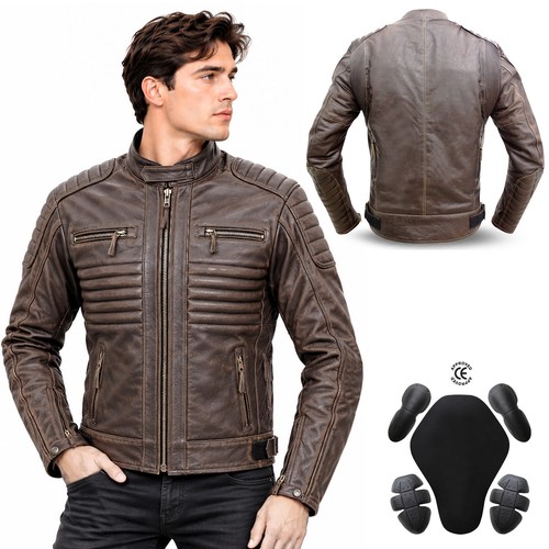 Dimex motorcycle jacket brown - dimex,