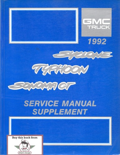 1992 gmc syclone typhoon - syclone,