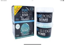 Evolution Aqua Pure Duo Pack Pond Bomb & Sludge Bomb Pond Clear Water Treatment