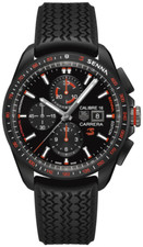 TAG Heuer Carrera S Calibre 16 Senna Edition - Black PVD Titanium 44mm - CBB2080
