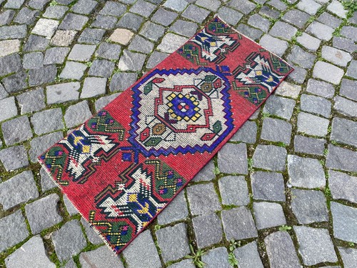 Turkish rug vintage small - vintage,