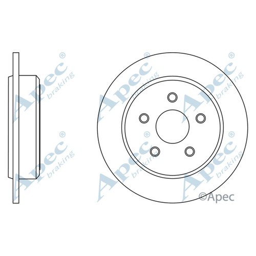 Brake discs solid for - 2x,