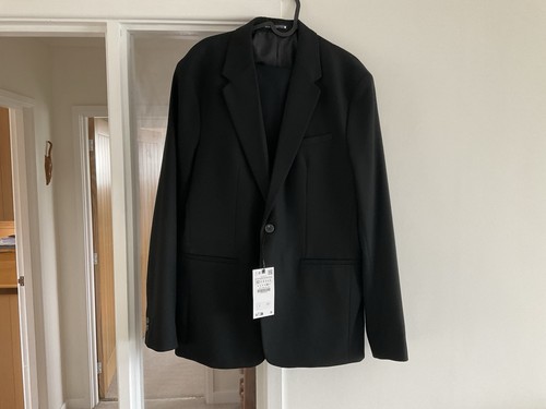 Men suit black - suit, zara