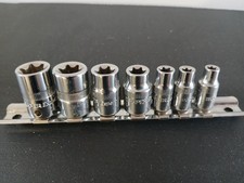 Draper Expert 1/4 and 3/8 Drive female torx socket set.