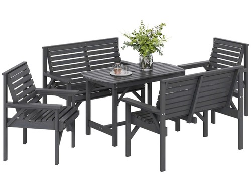 Outsunny 5pc patio dining set - outsunny,