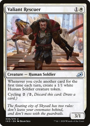 Mtg valiant rescuer - [mtg],
