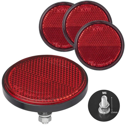 Red rear screw - 4x,