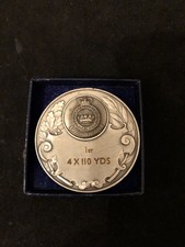 Vintage RAF coastal command sports coin medal for relay race 4 x 110 yds