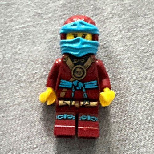 Lego plastic minifigure red - minifigure,