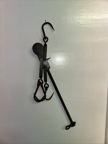 Antique iron slide balance - antique,