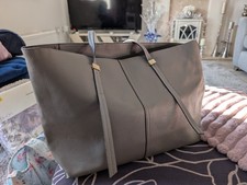 Matalan Grey Faux Leather Tote