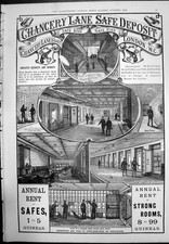 Antique Print Chancery Lane