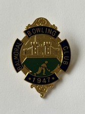 Balmoral Bowling Club Badge.