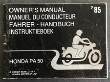 HONDA PA50 MOTORCYCLE Owners