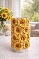 Sunflower Ceramic Vase 3D