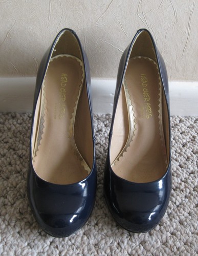 Navy patent court shoe head - patent,