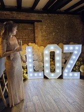 4ft Light Up Letter Hire &