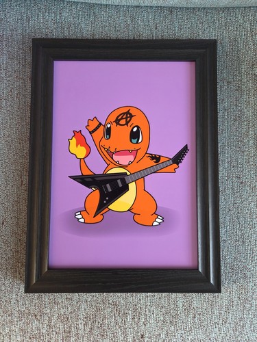 Charmander metalcore art - charmander,
