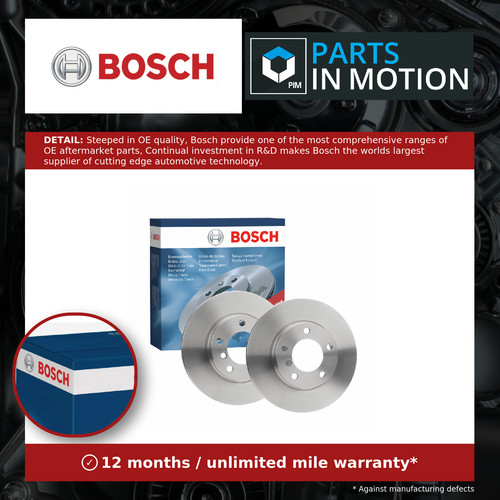 Brake discs pair vented - 2x,