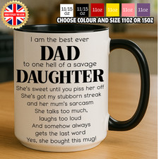 Funny Dad Mug from Daughter