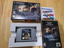 Perfect Dark Nintendo N64 CIB Rare - Excellent Condition 