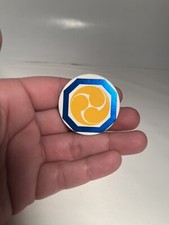 Vntg POG 1990s Geometric Shape Soccer Ball Octagon Foil Cap Milk Bottle Top HTF