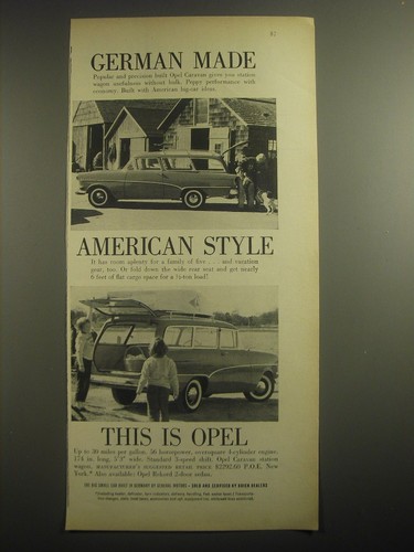 1959 opel caravan - opel,