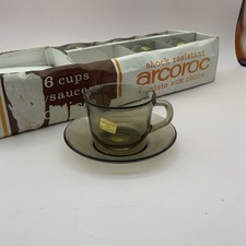 Vintage Arcoroc Cup & Saucer