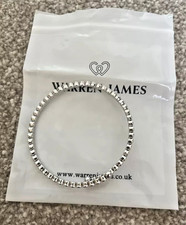 Warren James Sterling Silver Tennis Bracelet-for Small Wrist & Matching Earrings