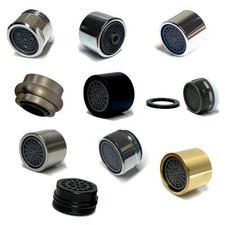 Tap  Aerator Diffuser Spout Kitchen flow restrictor chrome brushed gold black